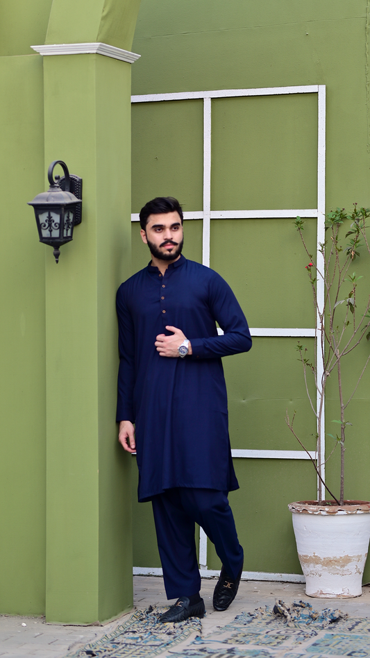 Legacy Collection - Navy Blue Stitched Boski